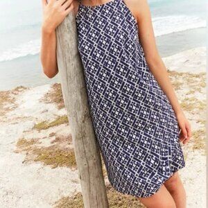 Boden Racer Neck Jersey Mini Dress